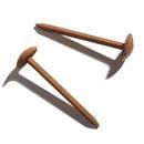 Signature Hardware Black 2 in. Hand Forged Iron Round Nail Head Clavos 