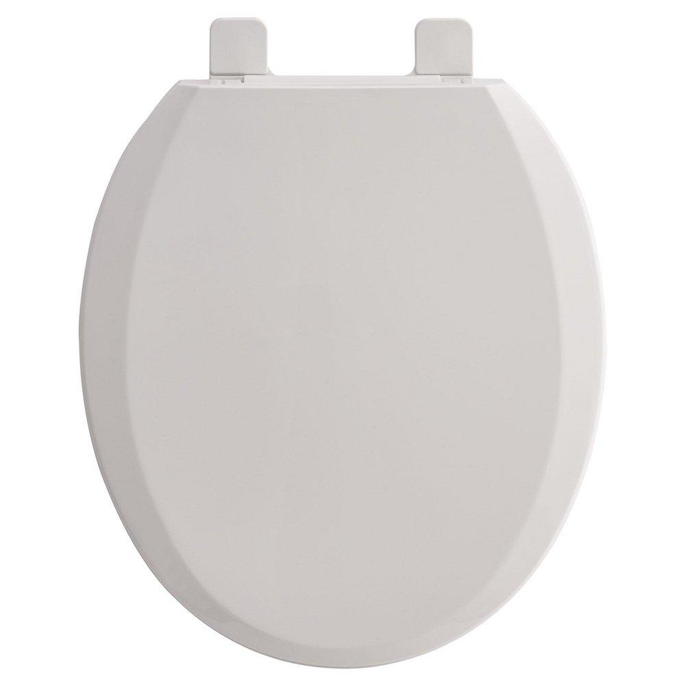 American Standard Unfinished Round Closed Front with Cover Toilet Seat 