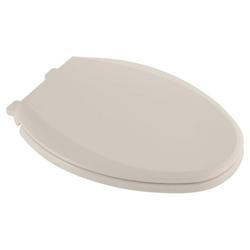 Elongated Closed Front Toilet Seat with Cover in Linen