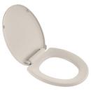 American Standard Linen Round Closed Front with Cover Toilet Seat 