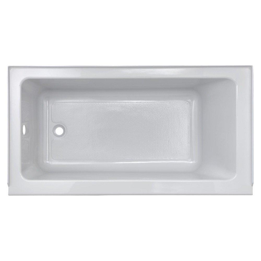 American Standard White 60 x 30 in. Soaker Left Alcove Bathtub 