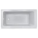 American Standard White 60 x 30 in. Soaker Left Alcove Bathtub 