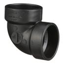 Black ABS DWV 90&deg; Vent Elbow 