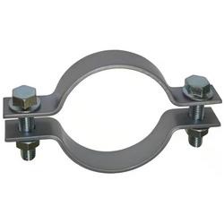 2 in. Zinc Plated Carbon Steel Medium Split Horizontal Pipe Clamp