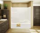 71-3/4 in. x 35-3/4 in. Tub & Shower Unit in White with Right Drain