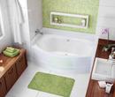 59-3/4 x 42 in. Whirlpool Alcove Bathtub with Center Drain in White