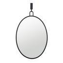 Varaluz Black 22 x 30 in. Oval Powder Room Mirror 