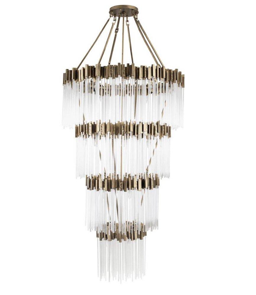 Varaluz Havana Gold 25W 30-Light Candelabra E-12 Chandelier 