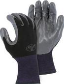 Majestic Glove Grey Plastic Glove in Grey and Black 