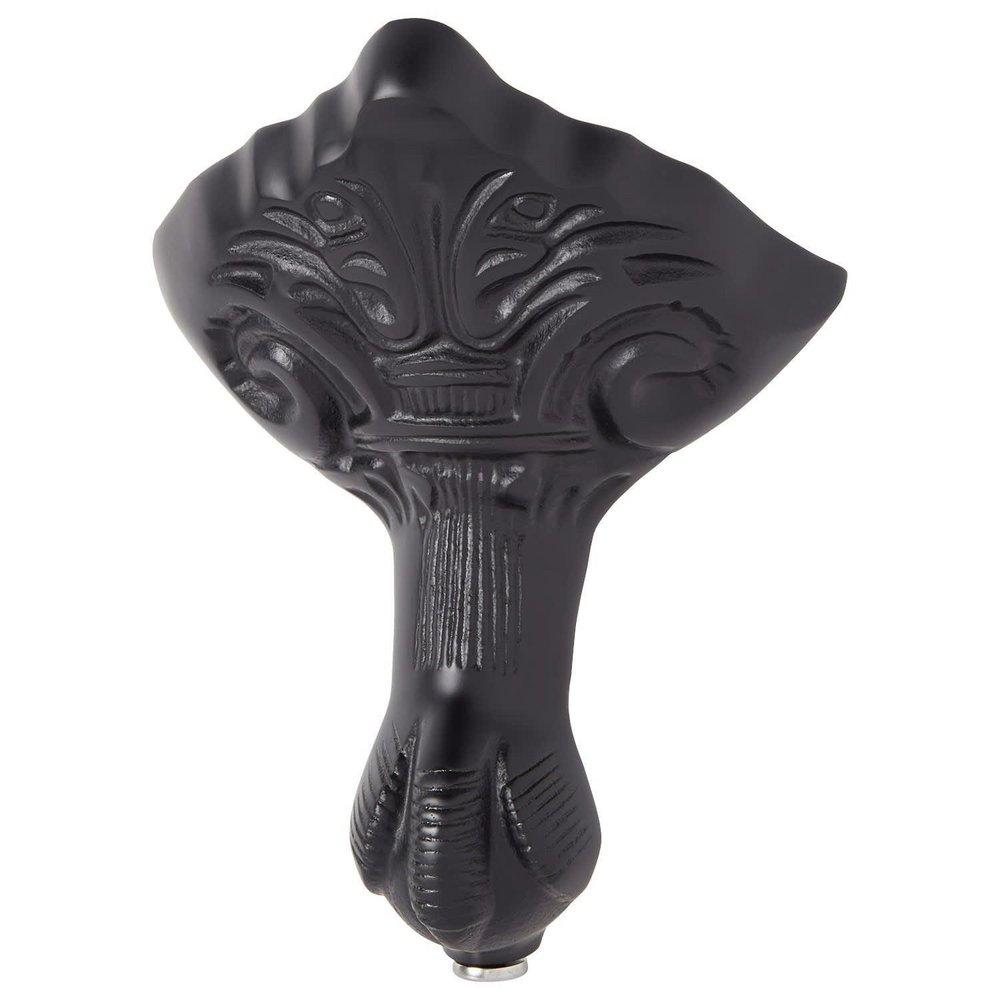 Signature Hardware Black 66 x 30-1/4 in. Freestanding Bathtub with Rear Center Drain 