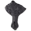 Signature Hardware Black 66 x 30-1/4 in. Freestanding Bathtub with Rear Center Drain 