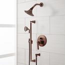 Signature Hardware Oil Rubbed Bronze Single Handle Single Function Shower System 