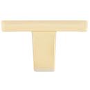 Signature Hardware Polished Brass Brass Rectangular Drawer Pull in Polished Brass 