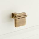 Signature Hardware Antique Brass 1-1/4 in. Bin Pull 