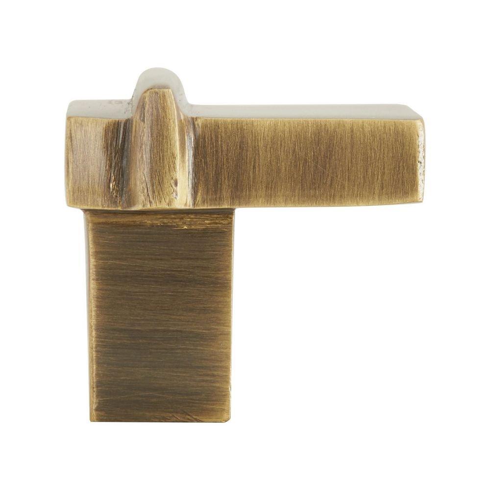 Signature Hardware Antique Brass 1-1/4 in. Bin Pull 