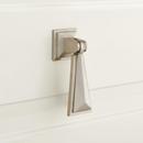 Signature Hardware Brushed Nickel 1 in. Brass Pendant Pull 