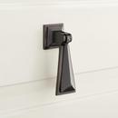 Signature Hardware Dark Bronze 1 in. Brass Pendant Pull 