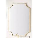 Signature Hardware Gold Leaf 23-7/8 in. Scalloped Rectangular Mirror 