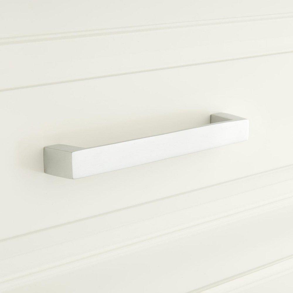 Signature Hardware Satin Brass 5/8 x 5-1/2 in. Brass Cabinet Pull 