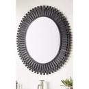 Signature Hardware Black Powder Coat 30 in. Iron Vanity Mirror 