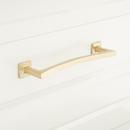 7/8 x 5 in. Brass Cabinet Pull in Polished Nickel