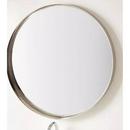 Signature Hardware Brushed Nickel Decorative Vanity Mirror in Brushed Nickel 