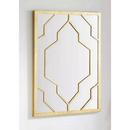 30 in. Iron Vanity Mirror in Gold Leaf