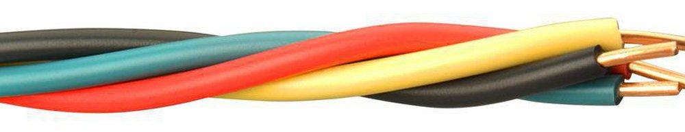 Coleman Cable Systems Black 10/3 W/ GRD FLT PUMP WIRE 2500 FT 
