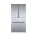 35-5/8 in. 21 cu. ft. Counter Depth French Door Bottom Mount Freezer Refrigerator in Stainless Steel