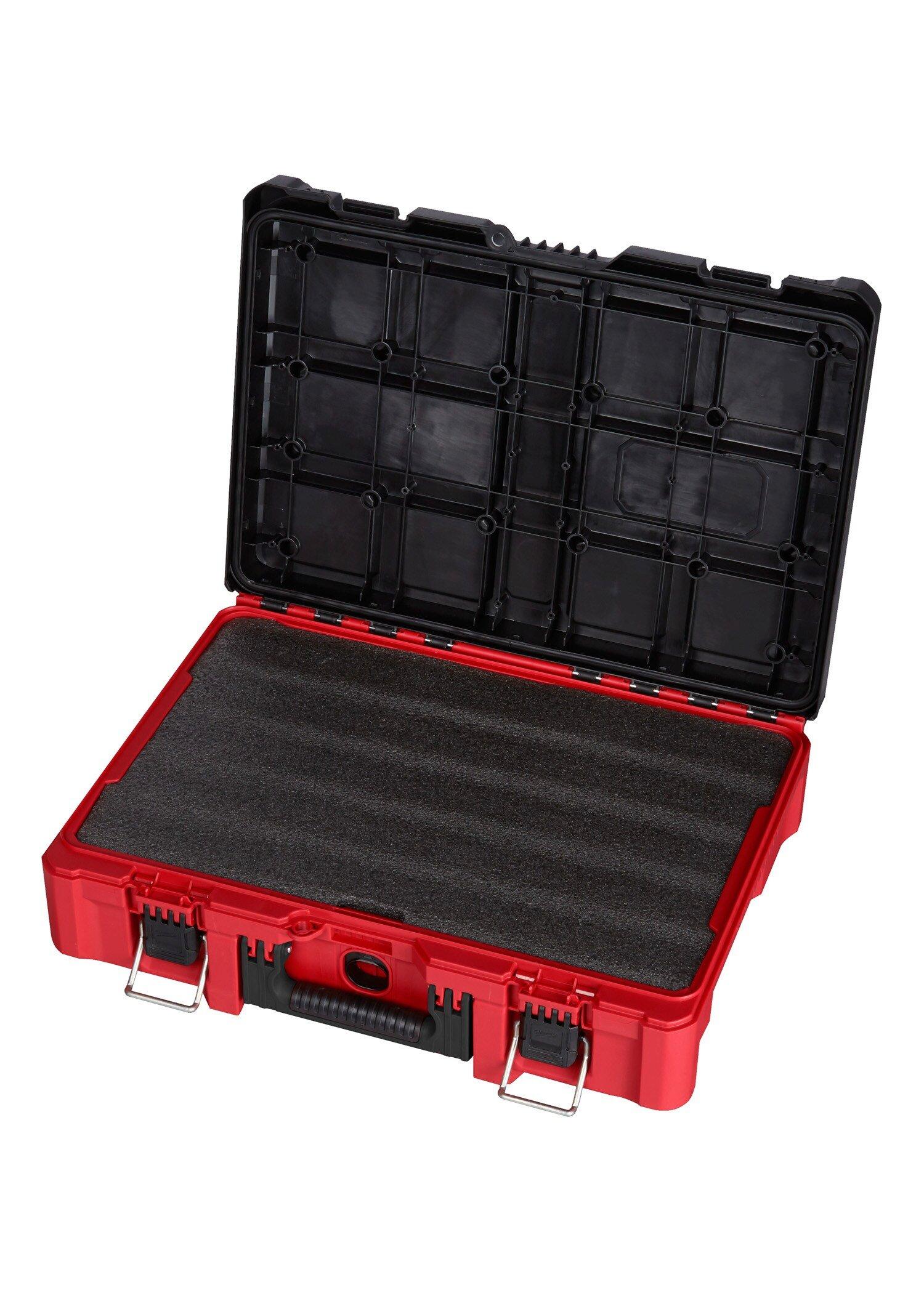 Milwaukee&reg; Silver 14-21/25 in. Polymer Tool Case with Customizable Foam Insert 