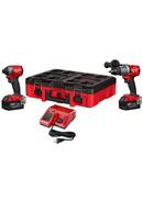 18V Cordless Power Tool Combo Kit with 2-Tool Packout