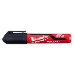 INKZALL 3PC Large Chisel Tip Black Marker