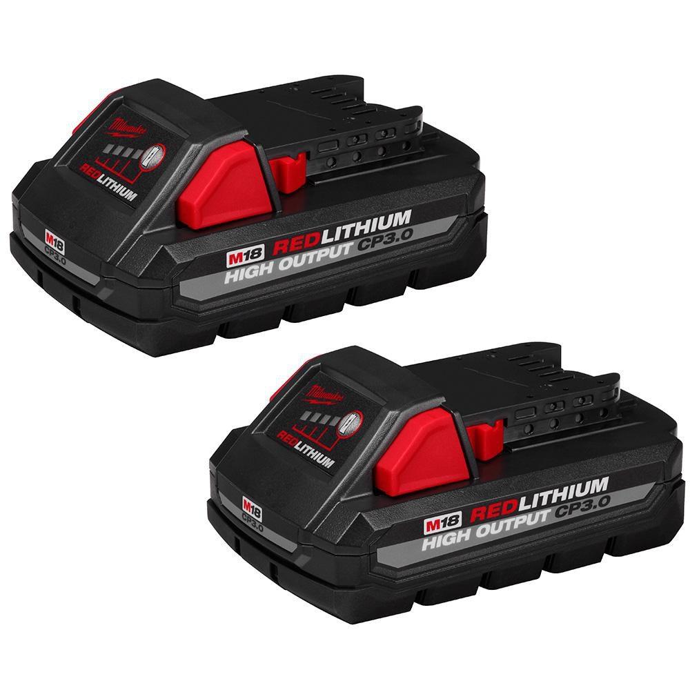 Milwaukee® Black Redlithium™ High Output Battery (Pack of 2) 