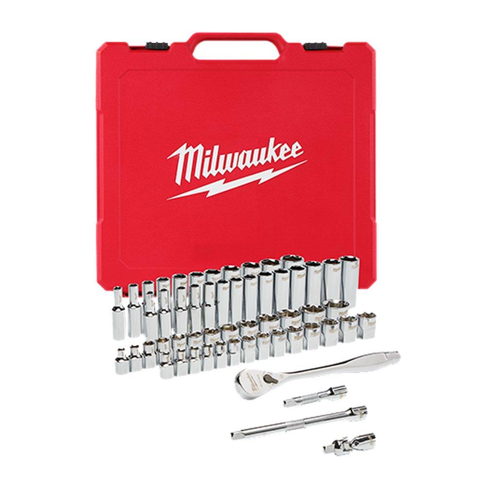 Milwaukee&reg; Silver Ratchet and Socket 