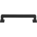 Top Knobs Flat Black 5-1/16 x 3/8 in. Ascendra Pull 