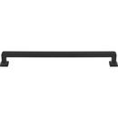 Top Knobs Flat Black 3/8 in. Zinc Alloy Cabinet Pull 