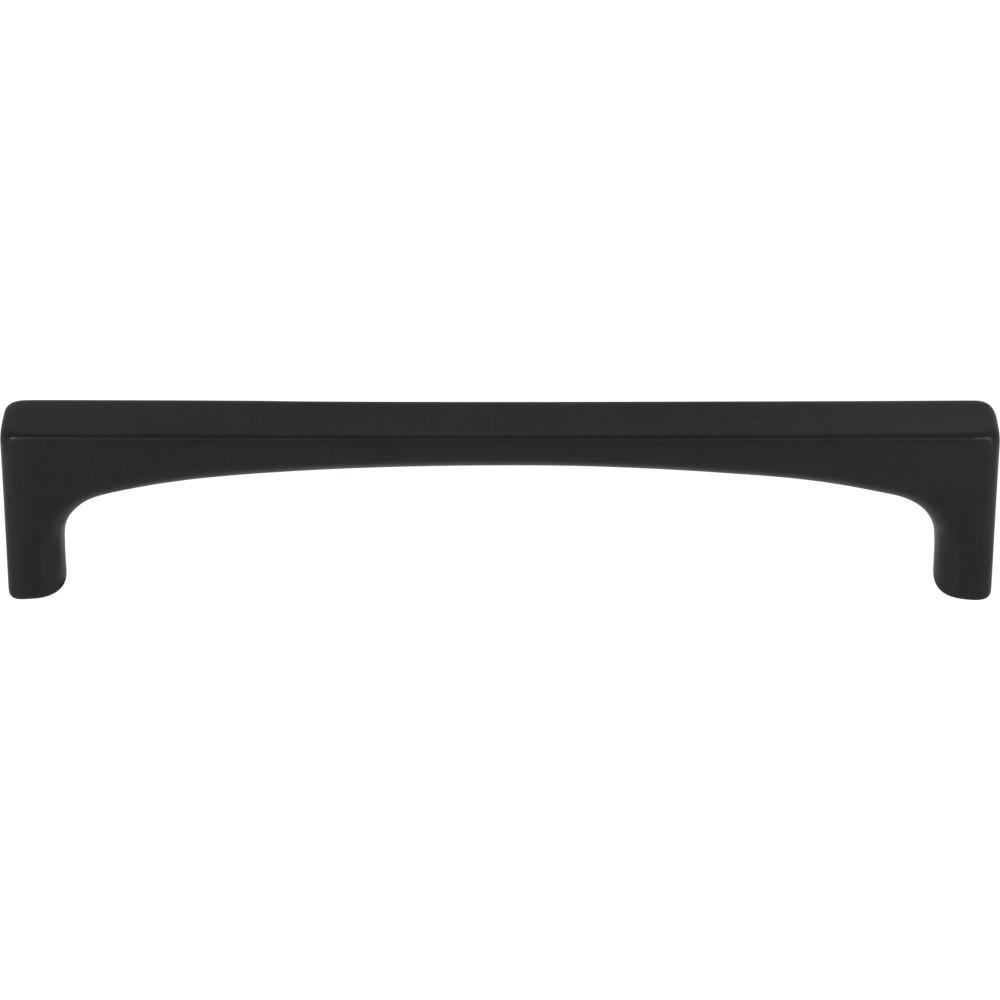 Top Knobs Flat Black 5-3/8 in. Rectangular Pull Bar 