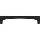 Top Knobs Flat Black 5-3/8 in. Rectangular Pull Bar 