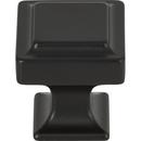 Top Knobs Flat Black 1-1/8 in. Ascendra Knob 