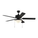 Visual Comfort & Co. Fan Matte Black 52 in. 59W 2-Light LED Ceiling Fan