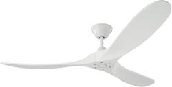 60 in. 27W Ceiling Fan in Matte White