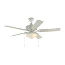 Visual Comfort & Co. Fan Matte White 59W 5-Blade LED Ceiling Fan