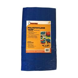 16 x 20 ft. Plastic Aluminum Tarp in Blue