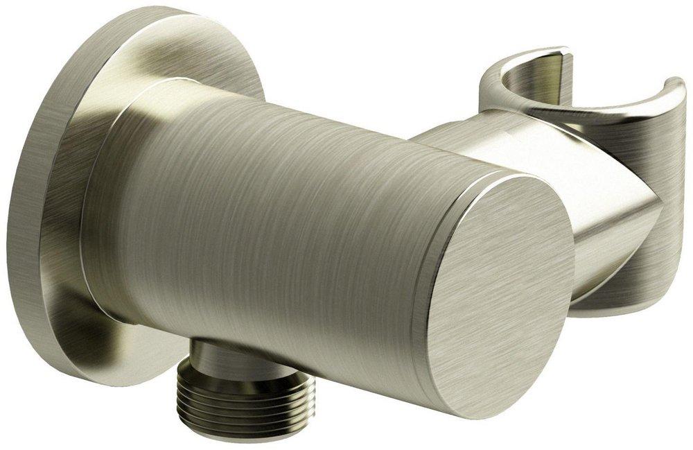 Riobel Brushed Nickel 1/2 in. FNPT x Male Brass Hand Shower Holder 