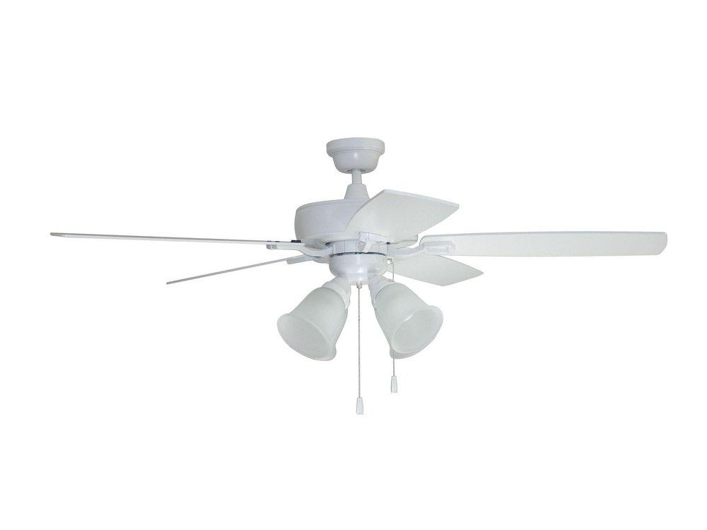 Craftmade White *CVR* 52 TWIST N CLICK CEILING FAN 