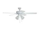 Craftmade White *CVR* 52 TWIST N CLICK CEILING FAN 
