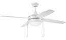 Craftmade White 52 in. 4-Blade Indoor Ceiling Fan 