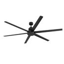 Craftmade Flat Black 33.7W 6-Blade Ceiling Fan 