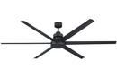 33.7W 6-Blade Ceiling Fan in Flat Black