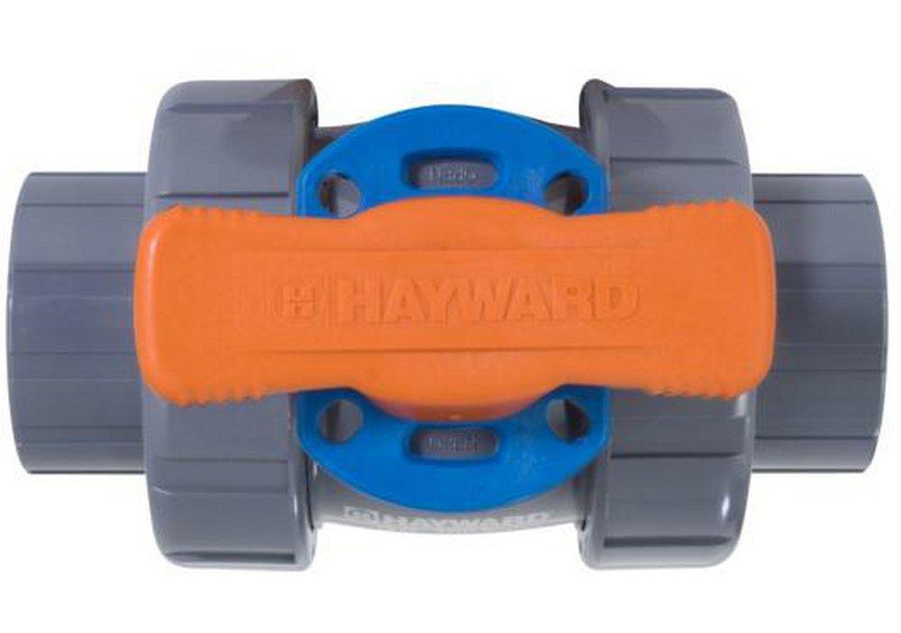 Hayward Industrial Products Grey Plastic Full Port Socket Weld x Threaded 250# Ball Valve 